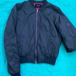 Puffer jacket, Orange inside